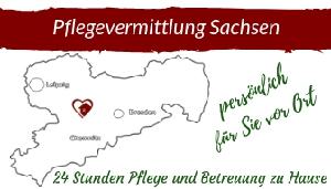 Logo Pflegevermittlung Sachsen